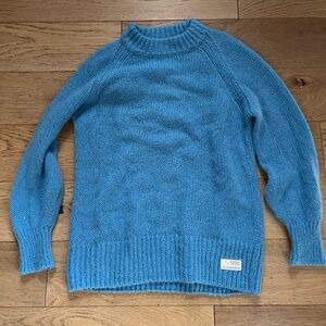 SOLD OUT Odd Molly sweater, size Large - Blue Knit Sweater